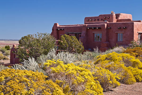 Painted Desert Inn and Autumn Blossoms