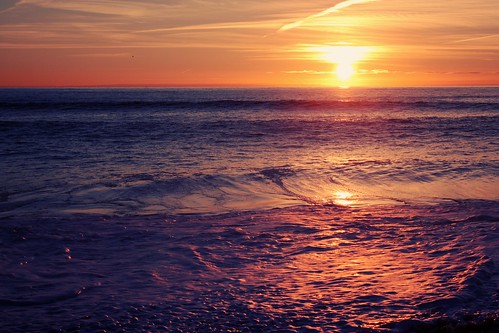 フリー写真素材|自然・風景|海|夕日・夕焼け・日没|