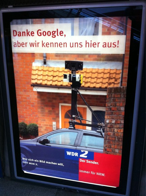 "Danke Google, aber wir kennen uns hier aus." Wrong on so many levels. #wdr2