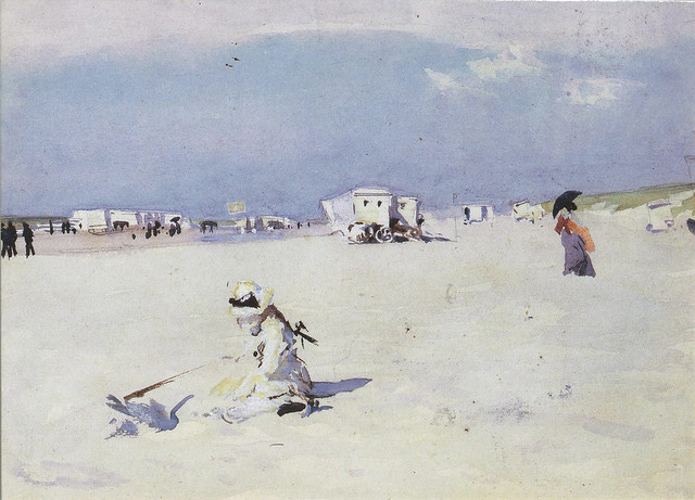 On the Sands, John Singer Sargent, c.1877