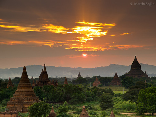 Sunset over Bagan ~ Myanmar (Burma)