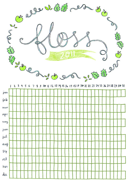 flossing chart