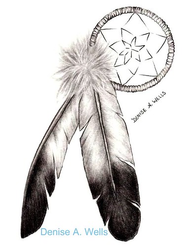native dreamcatcher drawings