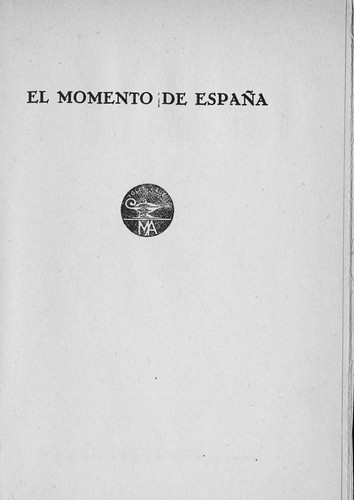 El Momentode España (4 y 5 en blanco)