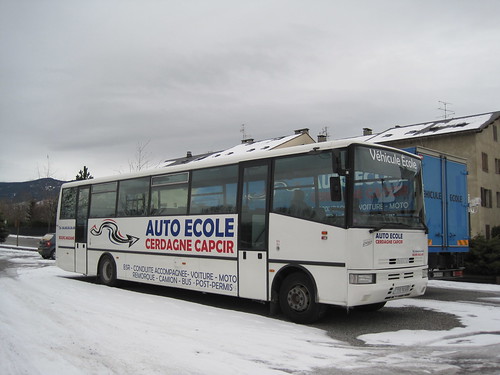 Autobus a Les Guinguetes (Cerdanya)