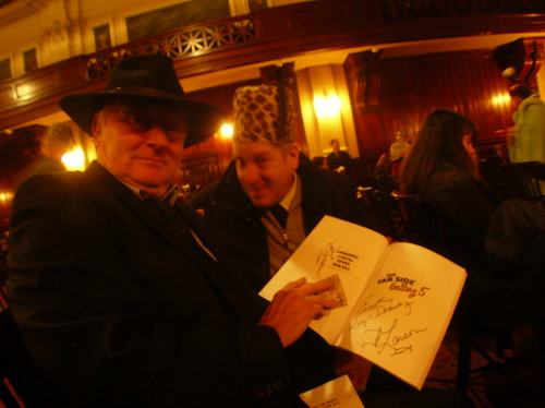 cartoonist gary larson. Cartoonist Gary Larson signs fan#39;s Farside Book at CLAW End of Days Ritual