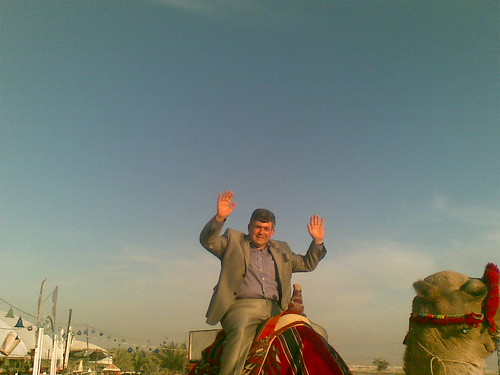 Mark Dvoretsky on camel