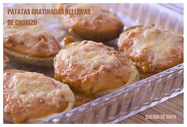 Patatas gratinadas rellenas de chorizo_3