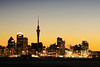 Auckland, Skyline at sunset
