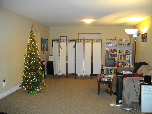 My Christmas tree is too small. Or my living room is too big.