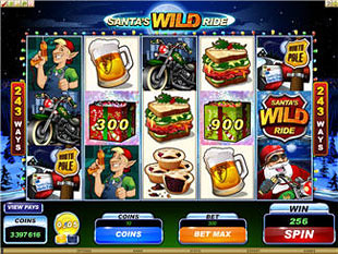 Santa's Wild Ride slot machine