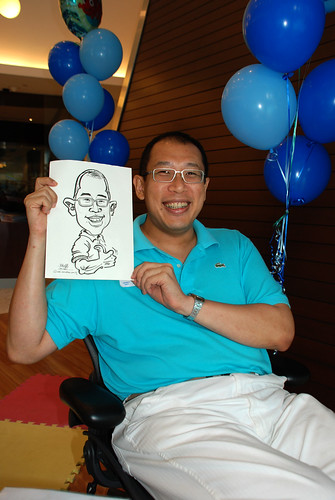 Caricature live sketching for Pan Pacific Hotels Group Family Day - 1