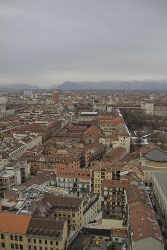 View of Torino from observation deck 6