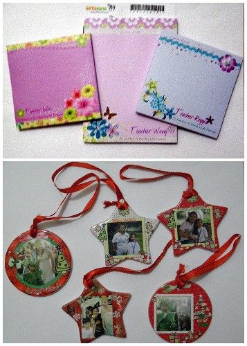 artscow memopad, christmas ornaments, personalized gifts