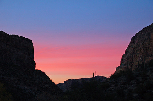 lebarge canyon sundown