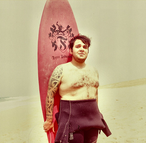 tatoo surfer maori