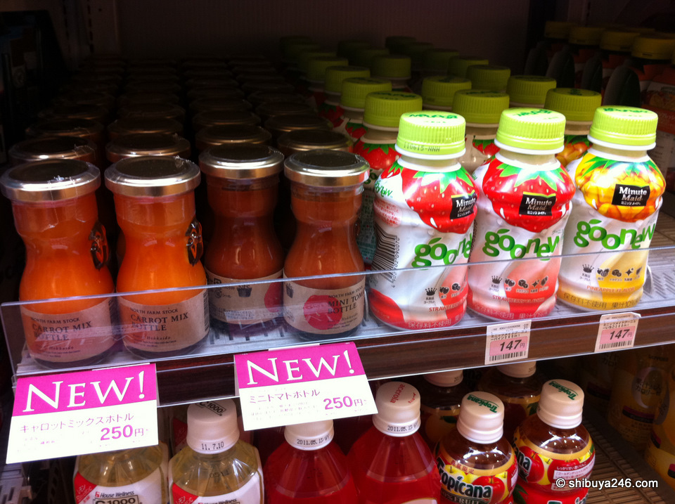 More fruit juices alongside the goonew