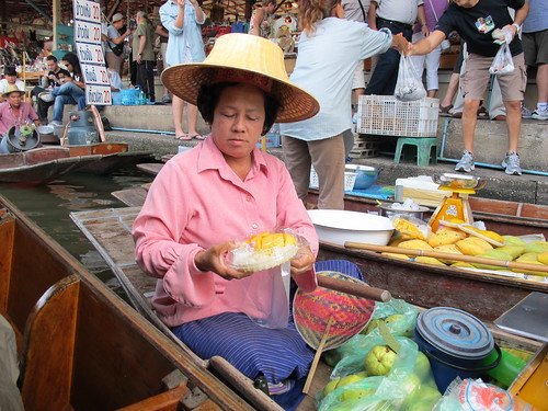 Thai Floating Market Food Seller
