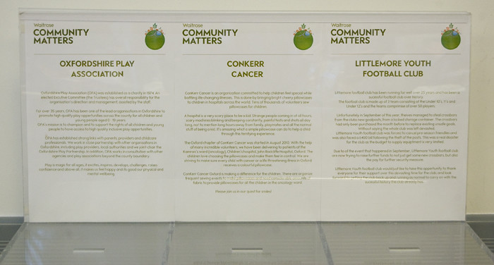 December Waitrose Community Matters