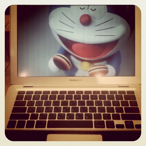 My mac & Doraemon