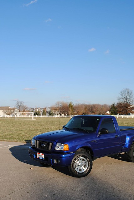 blue ford truck ranger edge svt