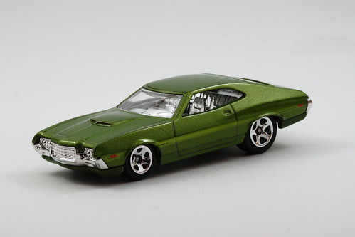 A new bigger car for 1972 Models shown are the Gran Torino Sport and the