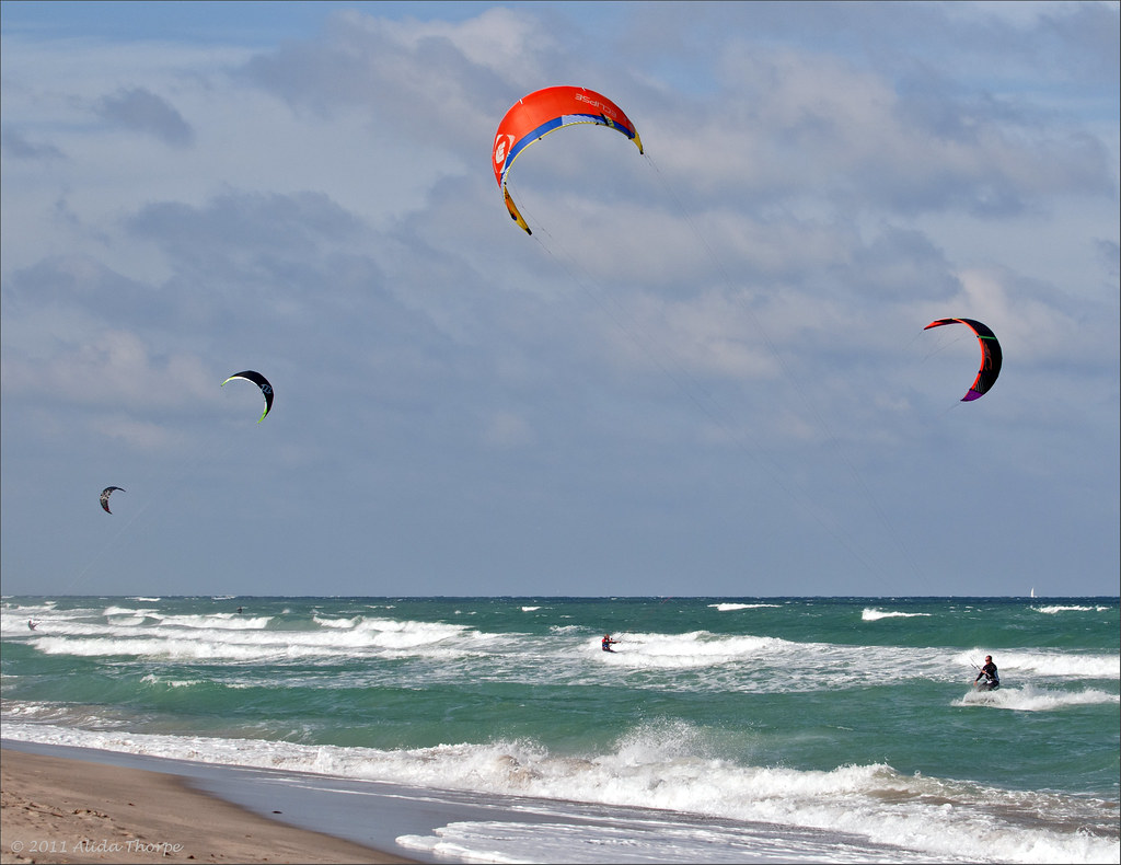 kite surfing jupiter