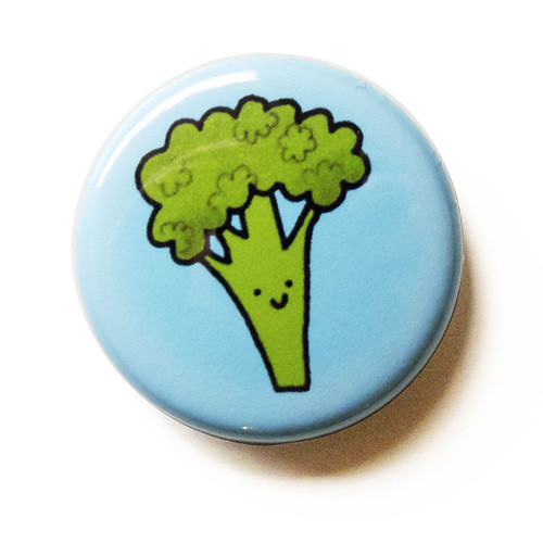 Smiling Broccoli - Button 01.21.11