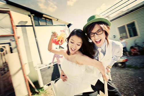 Kim Hyun Joong & Hwang Bo (JoongBo) Wedding Photos 