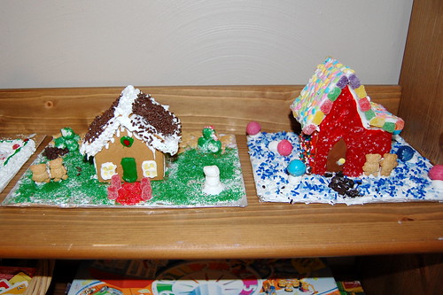 April and Carol's Gingerbread Houses