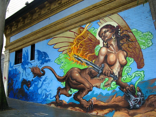 What's up with all the Dungeons and Dragons murals in the Haight?