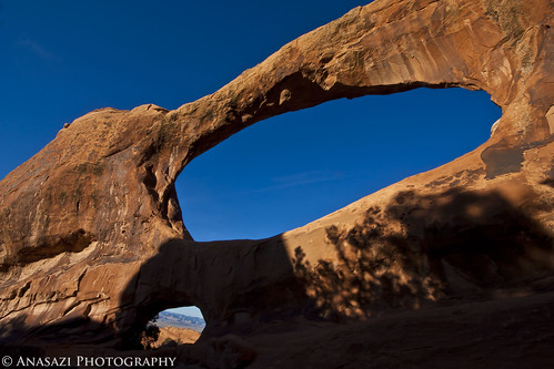 Double O Arch in the Shadows