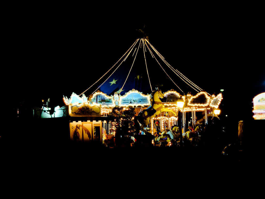A carousel at night, Paris