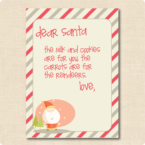 Free Letter To Santa - Pre-Made