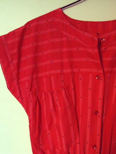 Red Striped Jumper With Shorts (detail)