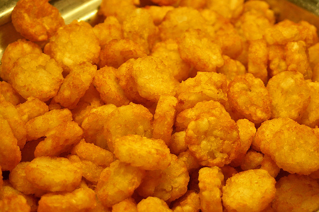 One of the best items - mini hash browns!