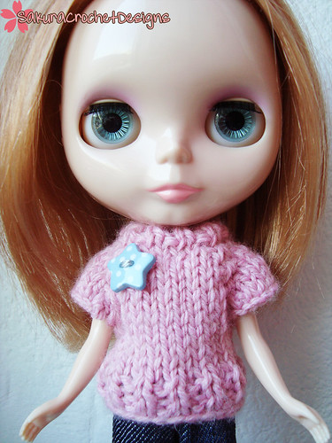 Cotton Candy Blythe sweater