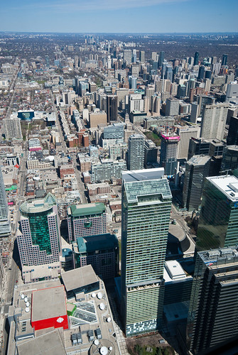 Yonge St from above