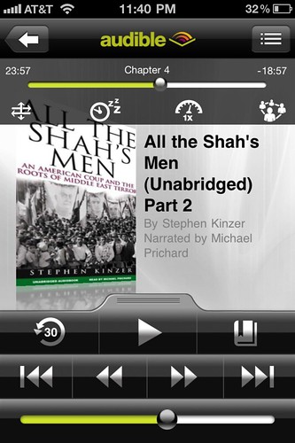 Audible for iPhone: All The Shah's Men by Stephen Kinzer