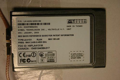 PCMCIA Wifi Card