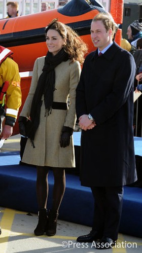 prince williams lifeboat. Prince William and Catherine