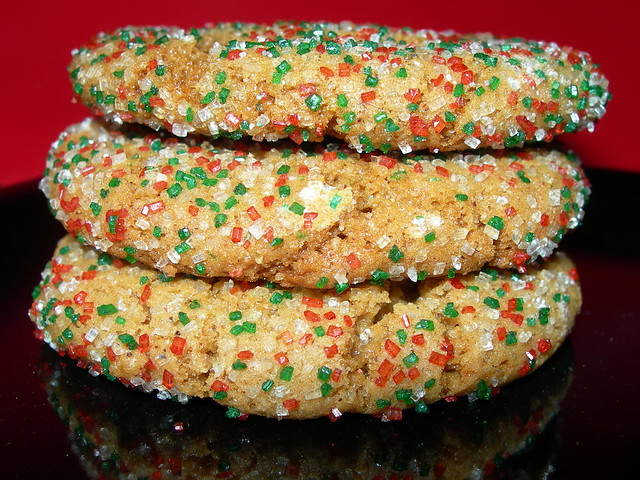 Sparkle Ginger Cookies (vegan)