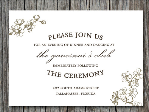 wedding invitation wording from bride and groom