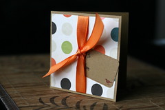 gift-wrapped card