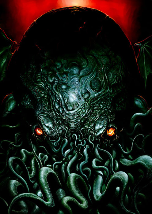 Tatsuya Nemoto (H.P Lovecraft Illustration) Cthulhu 6