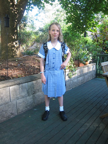Caitlin's first day at High School