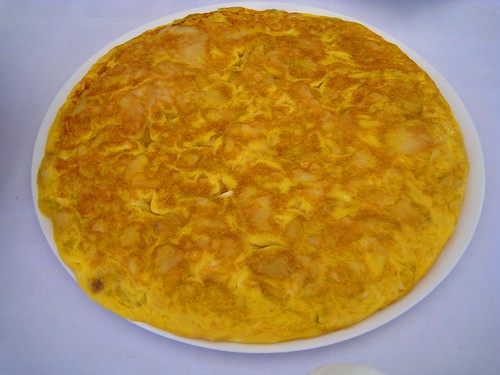 Tortilla española realizada por M.J., foto realizada por Dieta y Deporte (D&D).