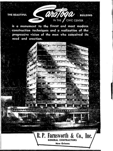 Saratoga Building 1957