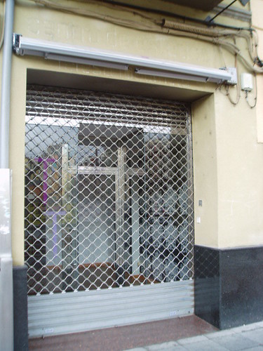 Comercio cerrado en Logroño calle Calvo Sotelo