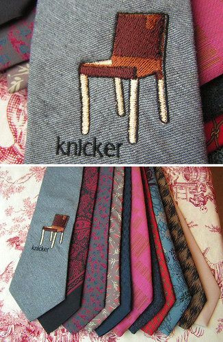 Blu Dot "Knicker" Chair Tie by shefightslikeagirl